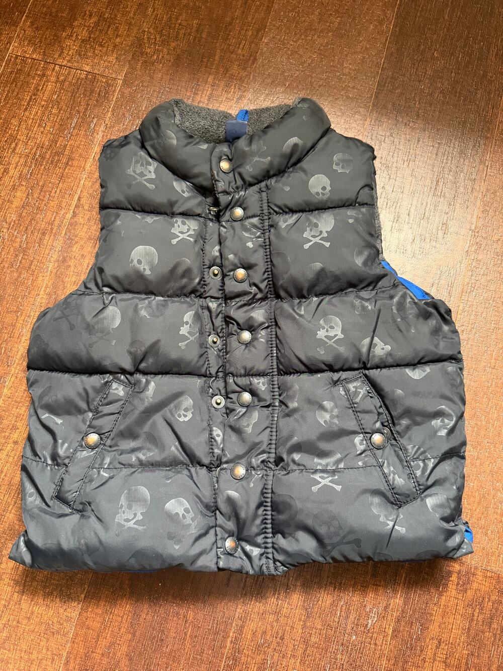 Gap 3T skull puffer vest